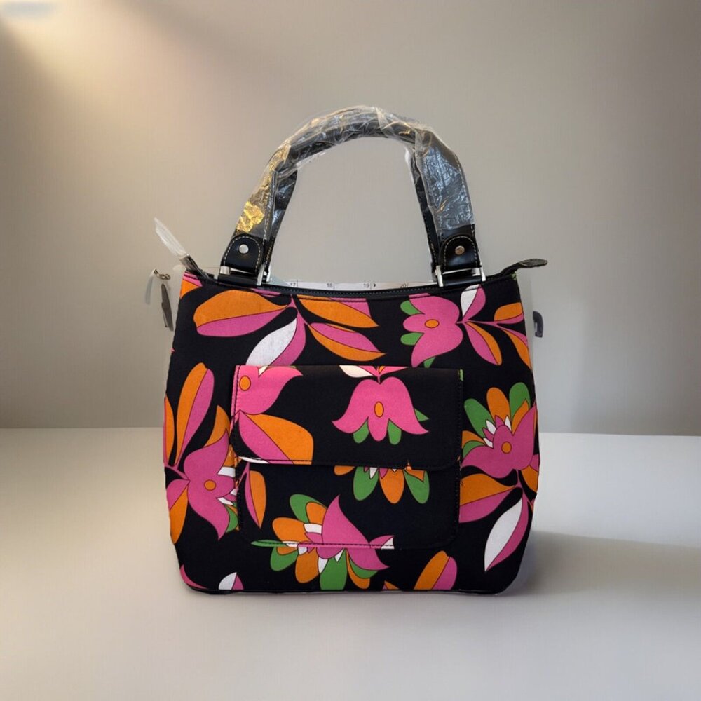 👜 Cielo Shoulder Bag | New with Tags | Floral Gold & Brown